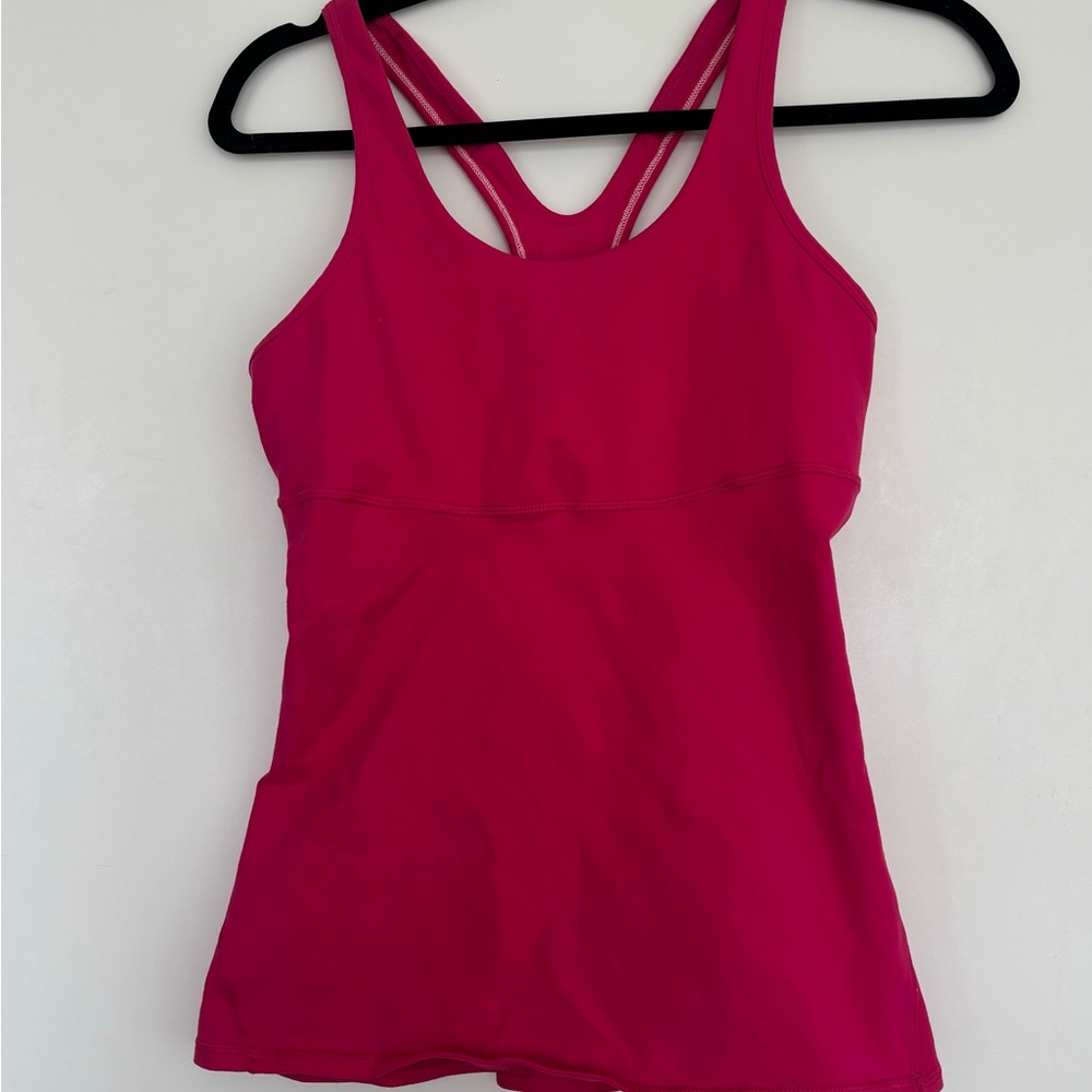 Pink Racerback Tank Top